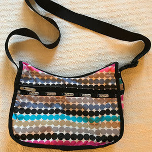 LeSportsac Polkadot Hobo purse